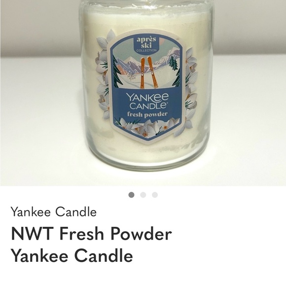 Yankee Candle Other - Three Fresh Powder Candles
